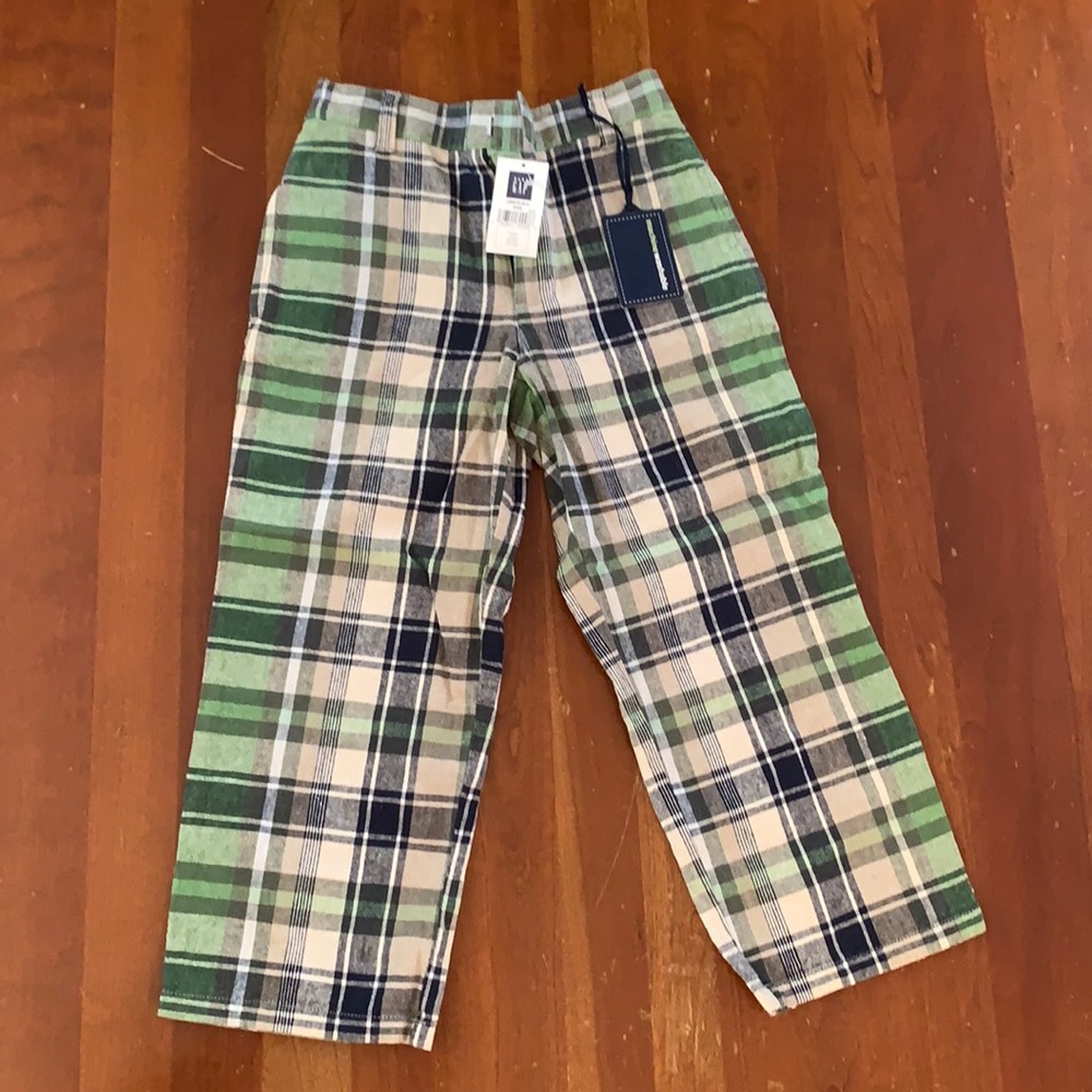 Boys plaid pants -NWT /vintage gap